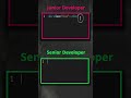 Junior vs Senior Developer: HTML Edition 😎🔥#shorts