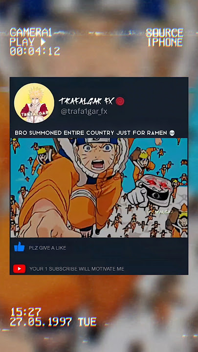 Naruto summoned thousands of clones just for ramen