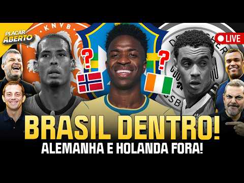BRASIL NAS OITAVAS! ALEMANHA E HOLANDA FORA DA COPA DO MUNDO! Placar Aberto | 30/06
