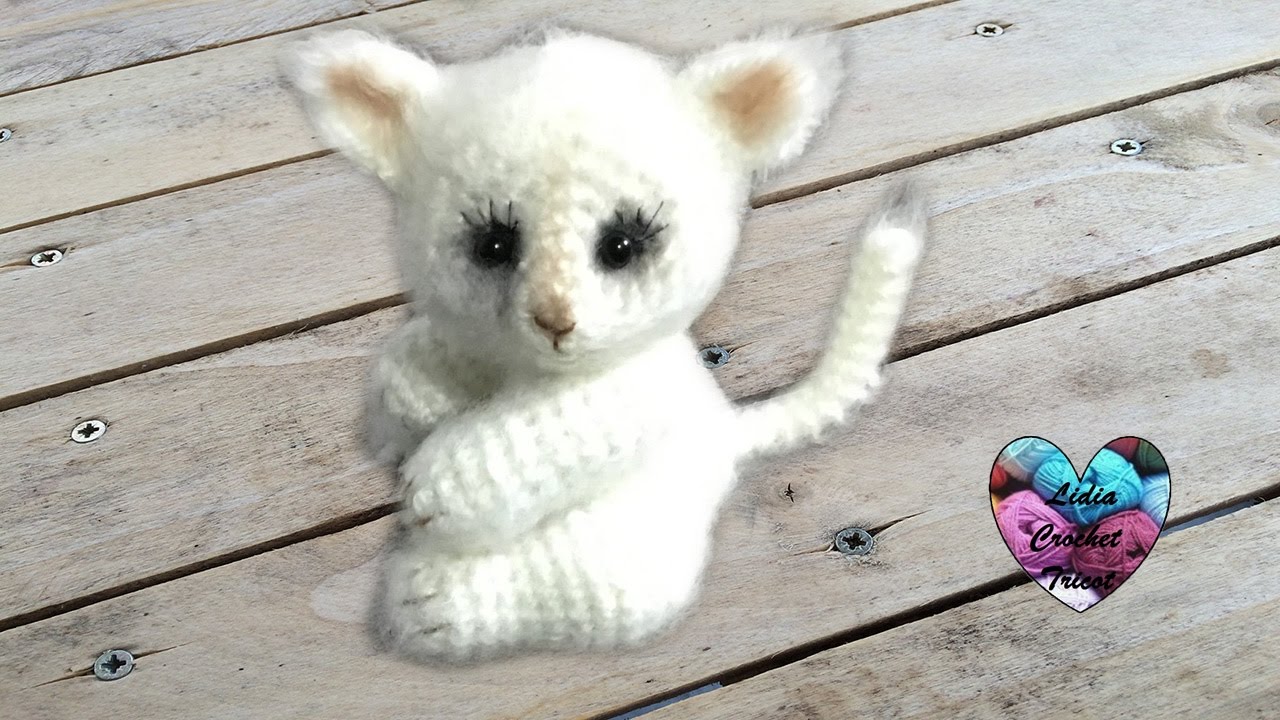 Chat Amigurumi Crochet 1 2 Cat Amigurumi 1 2 English Subtitles Youtube