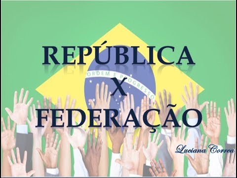 Vídeo: Diferença Entre Federação E República