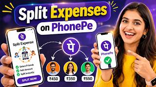 How to Split Expenses on PhonePe 🔥 | Easy Bill Split Feature Explained Step-by-Step