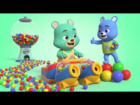 Learn Colours with Cannon Balls | Color Learning for Kids | Fun Educational Song | Boo Boo Kids