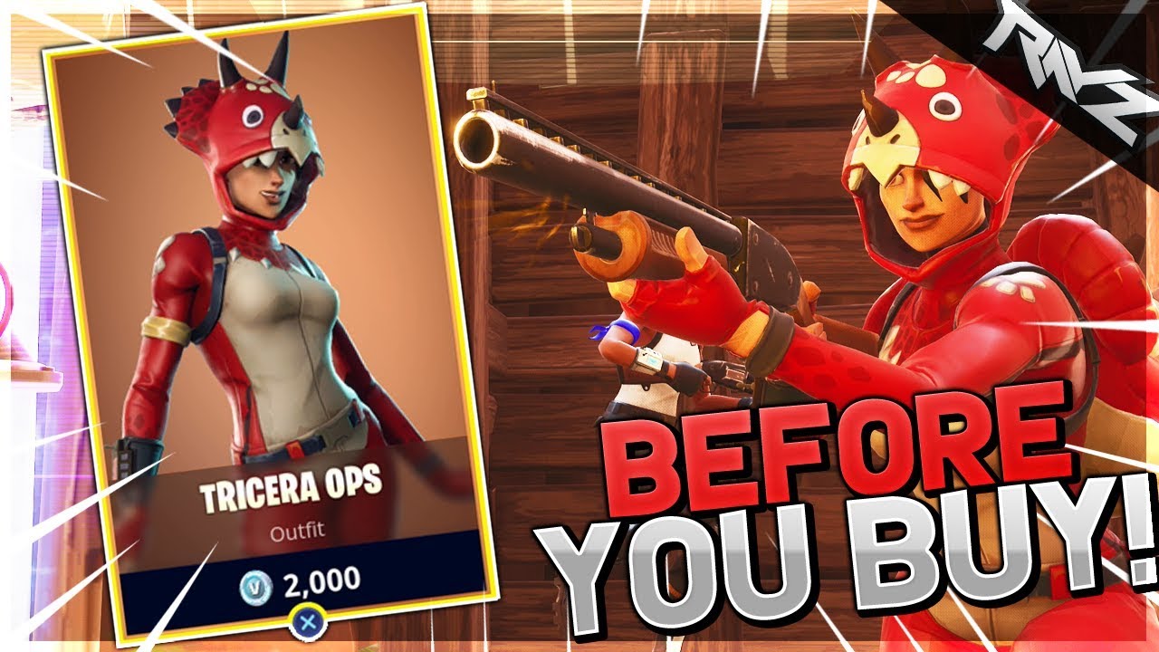 which fortnite skin should i buy before you buy the new quot tricera ops quot skin should you buy which fortnite skin should i buy before you buy the new quot tricera ops quot skin should you buy