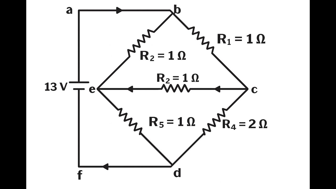 الحصة الثالثة - الدرس الرابع-الدائرة الكهربية الأكثر تعقيداً مع كيرشوف - قنطرة ليس بها حذف  -2026