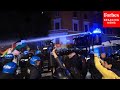 RAW VIDEO: Rome, Italy, Police Hose Down Pro-Palestinian Protestors During Clashes