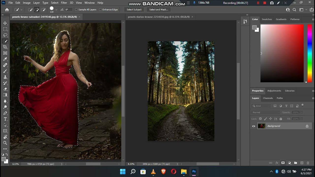 Tutorial on How to Change Green Background In Fastest Trick