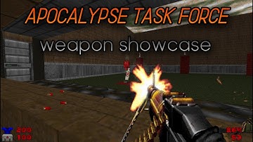 Doom mod weapon showcase: Apocalypse Task Force alpha 1