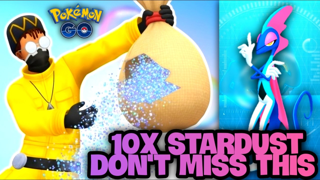 UNBELIEVABLE 10X STARDUST FOR SEVERAL HOURS* Pokemon GO 10th