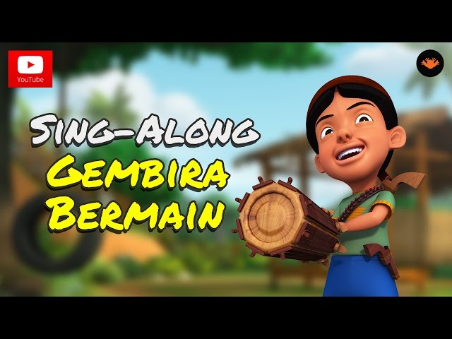 Upin & Ipin - Gembira Bermain [Sing-Along][HD] class=