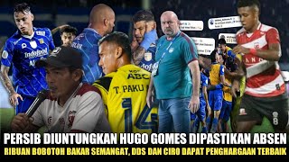 😱KEJUTAN HARI INI😱Gomes Dipastikan Absen😱Ribuan Bobotoh Bakar Semangat🔥Kiper Ini Diminta Stay🤔