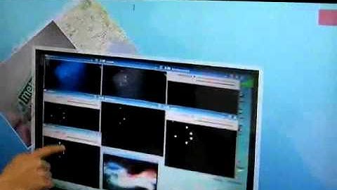TUIO application video of  flash  using PulseIR Touch screen (2010.05.10)
