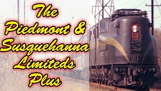 Southern 2839 & Prr Gg1 4935, The Piedmont And Susquehanna Limiteds Plus 1980