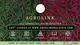 Agrolink Malaysia Information Toolbox Soft Launch Video (29 Aug 2020) screenshot 3