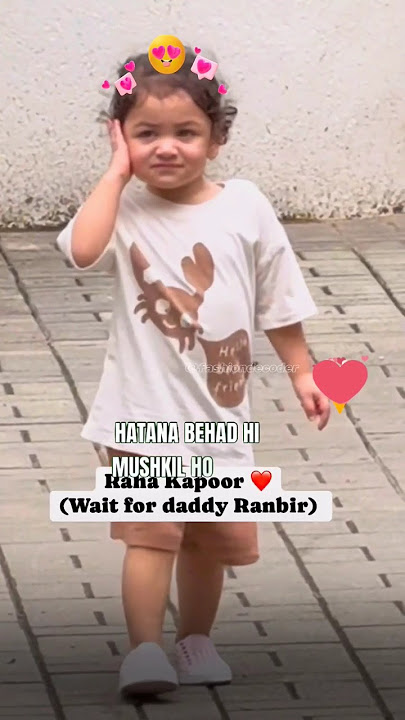 Raha kapoor cuteness in casual outfit 🤩#rahakapoor#aliabhatt