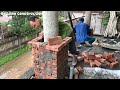 The Technique Of Building The Foot Of The Column On The Balcony Of The Most Beautiful Porch