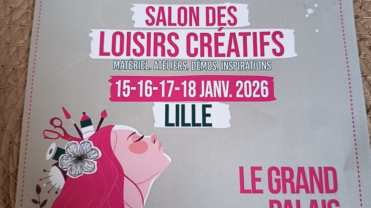 Salon Loisirs Créatifs Lille Grand Palais Mille et Une idées @creamelis #salon #scrapbooking 