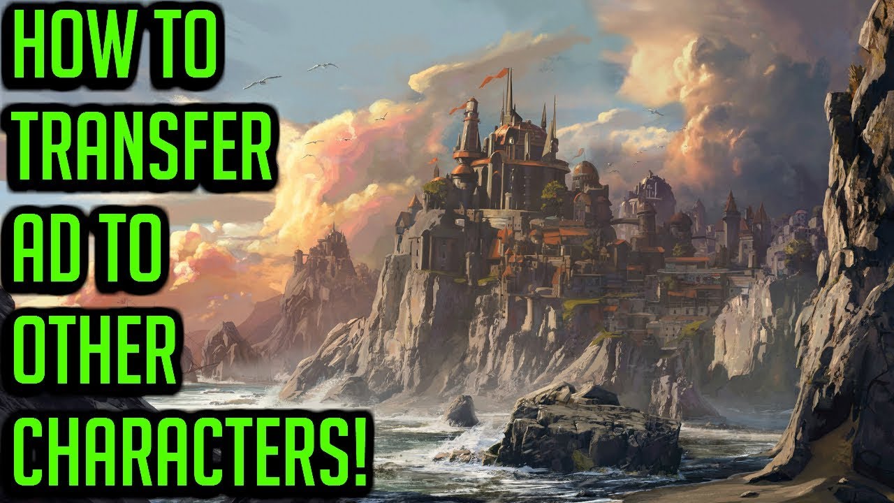 Neverwinter - How to Transfer Astral Diamonds Between Characters! (Get AD From Alts!)