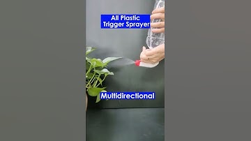 Multidirectional all plastic trigger sprayer