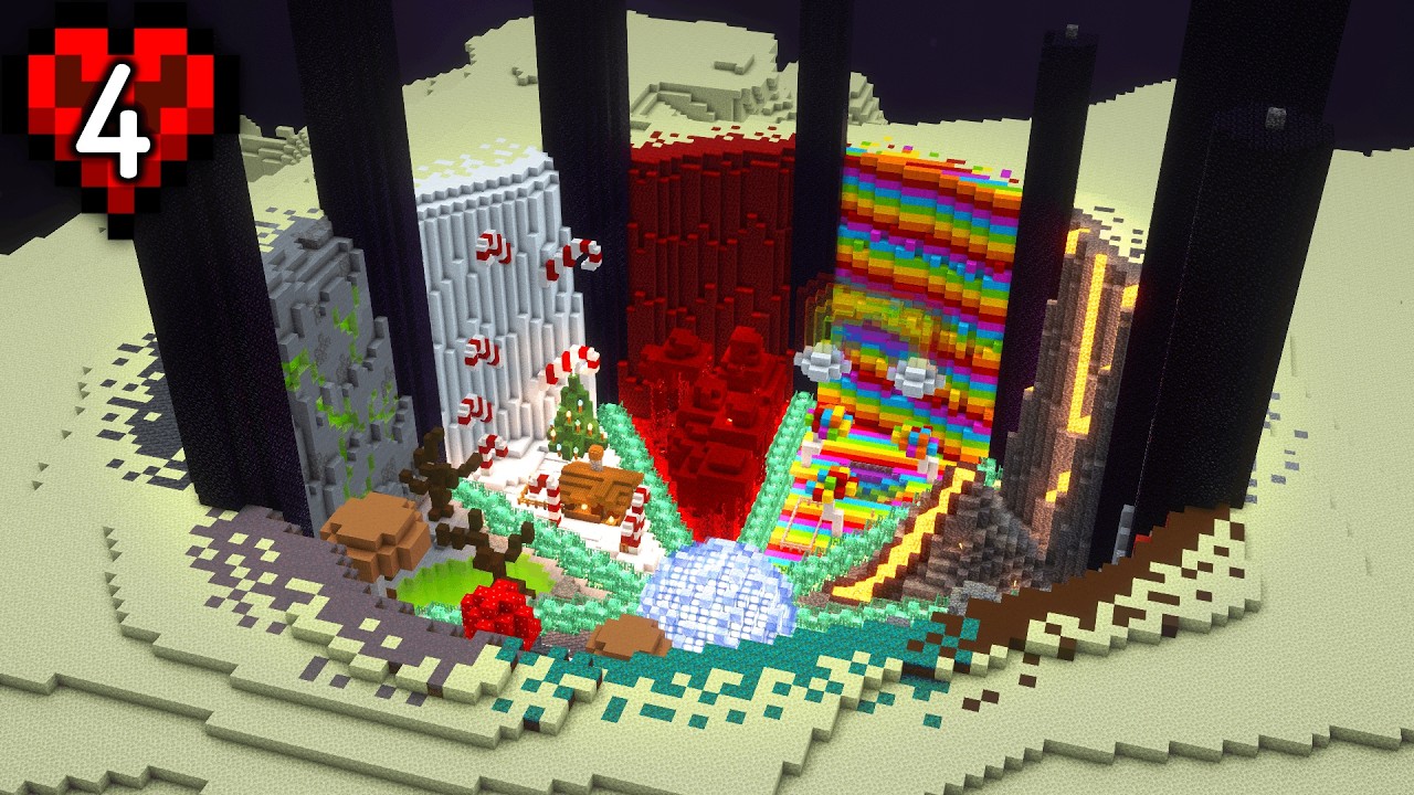 I Transformed the End in Minecraft Hardcore - YouTube