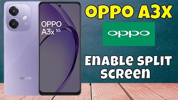Oppo A3x How To Split Screen || How To Enable split screen #new