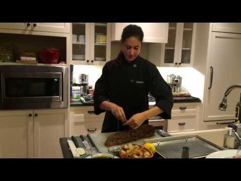 Celeste Rogers Pepper-Crusted Beef Tenderloin Recipe Demo