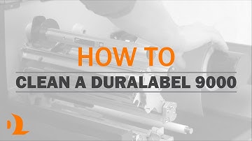 Cleaning the DuraLabel 9000