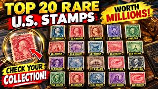 TOP 20 RARE U.S. STAMPS WORTH MILLIONS! 💰 | Hidden Stamp Treasures You Need to Find U S 4 Cent Stamps Value In Today S Market Rare Stamp Guide 2026