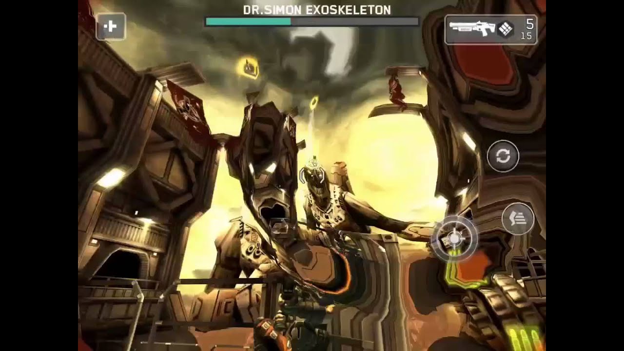 [iOS] SHADOWGUN - Stage10, vs Dr. Simon - YouTube
