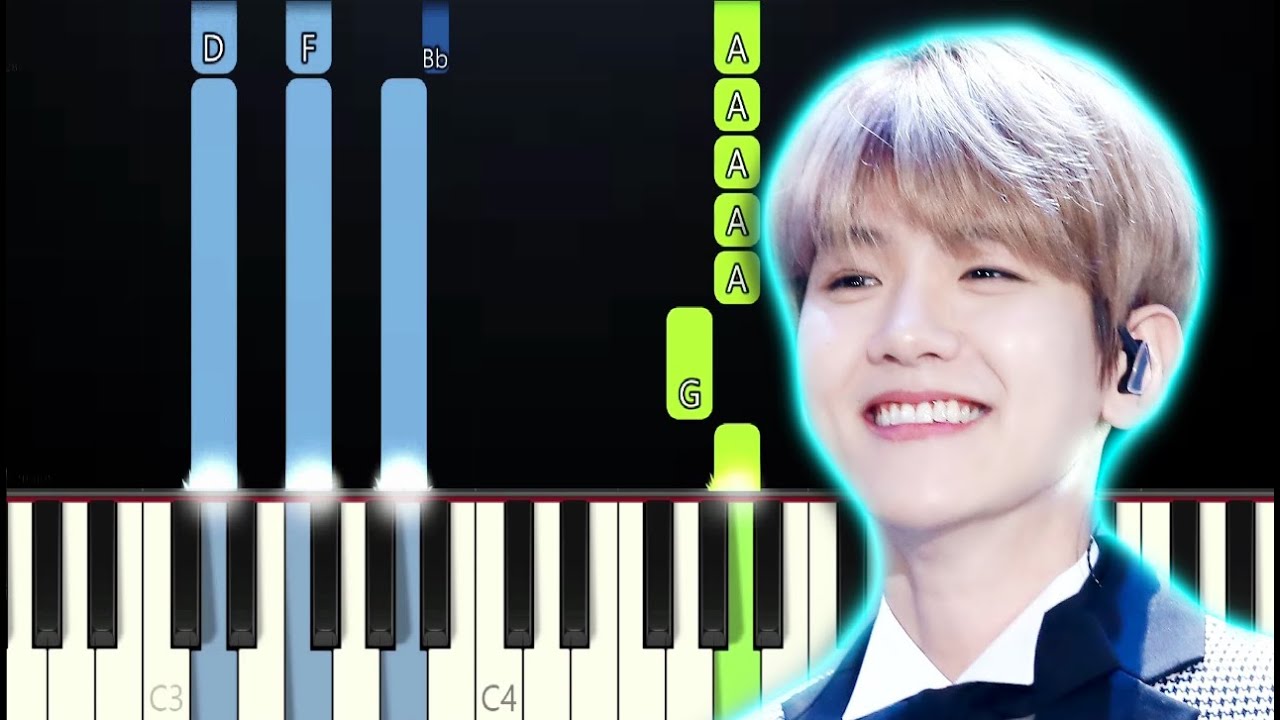 BAEKHYUN - Bambi (Piano Tutorial)