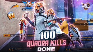 100 QUADRA KILL 😱🎯 1 vs 4 on CS RANK 🔥