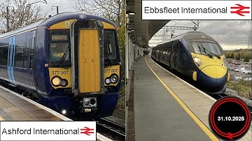 *RHTT* A few trains at Ashford & Ebbsfleet International - 31.10.2025 🎃
