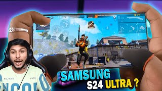 SAMSUNG S24 ULTRA UNBOXING 🎁AND HANDCAM 📲 SETTINGS ⚙️ HUD   SENSI   DPI [FREE FIRE HIGHLIGHTS] 😍