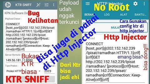 Cara Gunakan Config Kpn Tunnel Rev di Http Injector || No_Root || KTR → HI