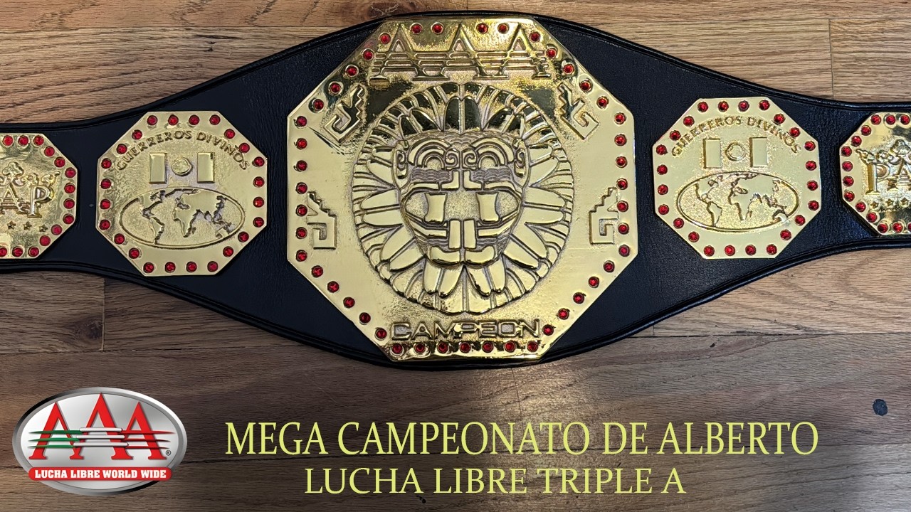 AAA Mega Championship - Alberto del Rio REAL Belt Unboxing and