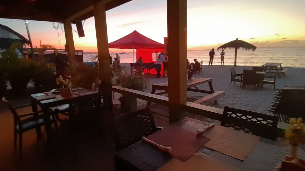 Roots Bamboo Negril Jamaica at sunset