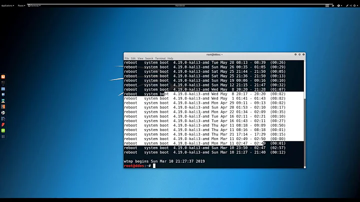 Check Linux System Shutdown & Reboot Date and Time