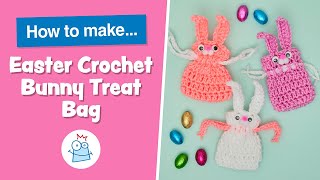 How To Make Easter Crochet Bunny Treat Bags | Baker Ross