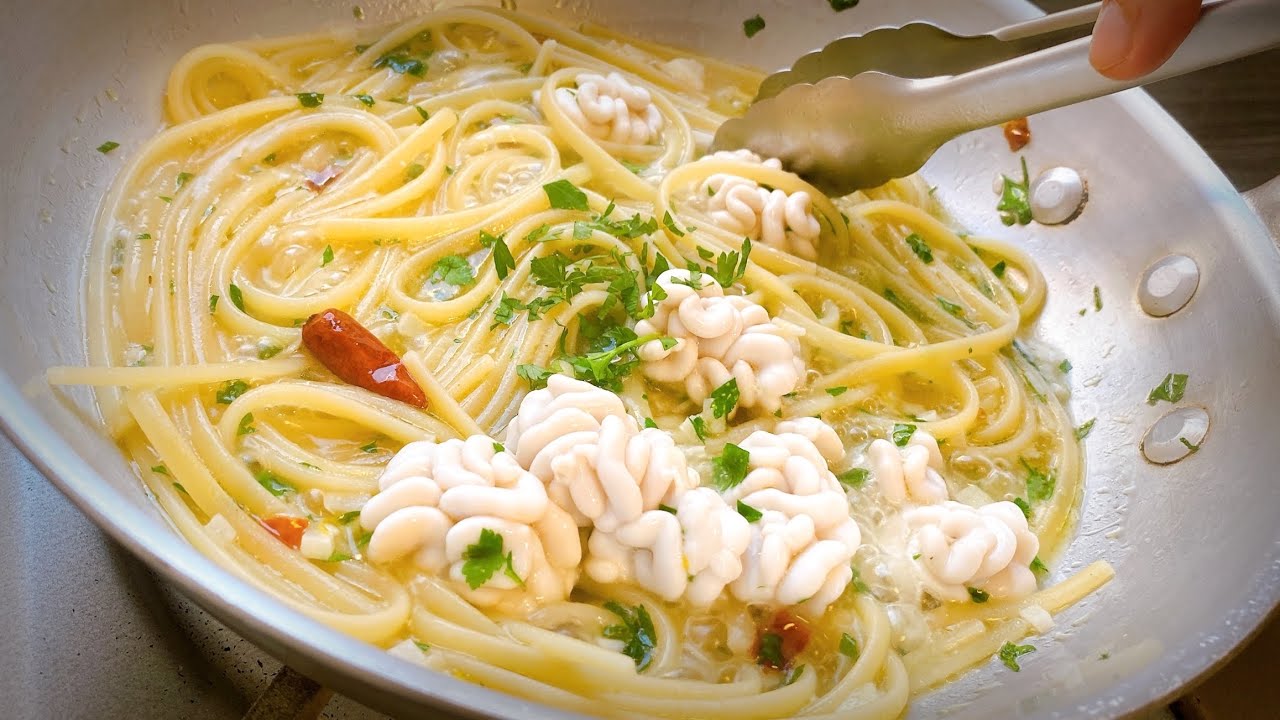 ついに最高傑作【白子のペペロンチーノ】こんなに美味しいなら毎日食べたいパスタ