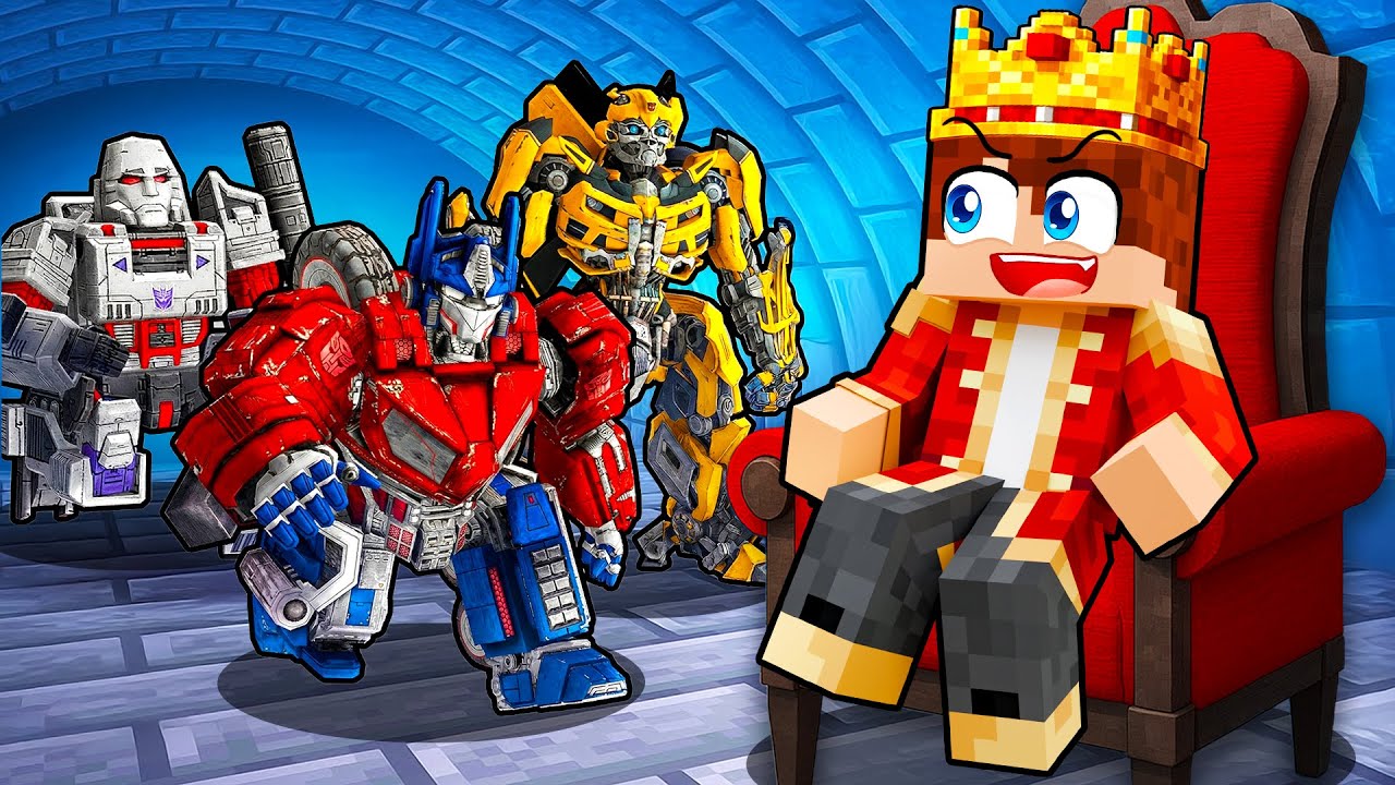 Zostałem KRÓLEM TRANSFORMERS w Minecraft!