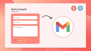 How To Create Working Contact Form Using HTML & CSS | Receive Contact Form Data on Email