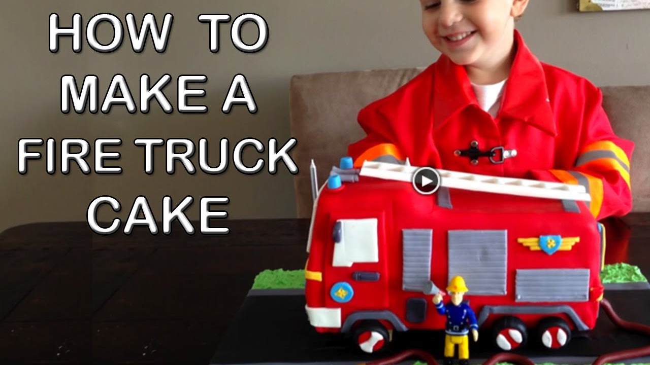 61 Best Fire truck cakes ideas | firetruck cake, firetruck birthday, truck  cakes