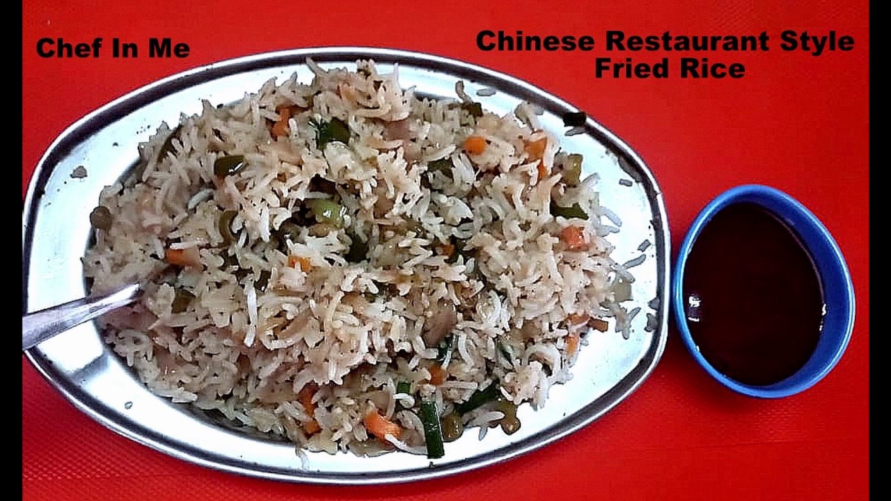 Fried Rice Chinese Restaurant Style - YouTube