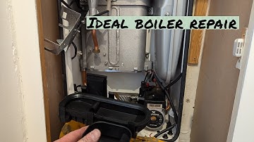 Ideal Logic combi boiler leaking. Replacing a split sump and cover