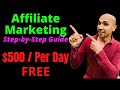 How to start Affiliate Marketing step by step | 500 per day with affiliate marketing