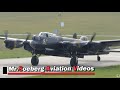 BEAUTIFUL Arrival and AWESOME Sound of the Lancaster; Eindhoven 04-05-2014