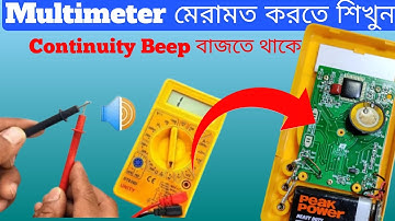 Silencing the Beep: Repairing Continuity Sound in Multimeters