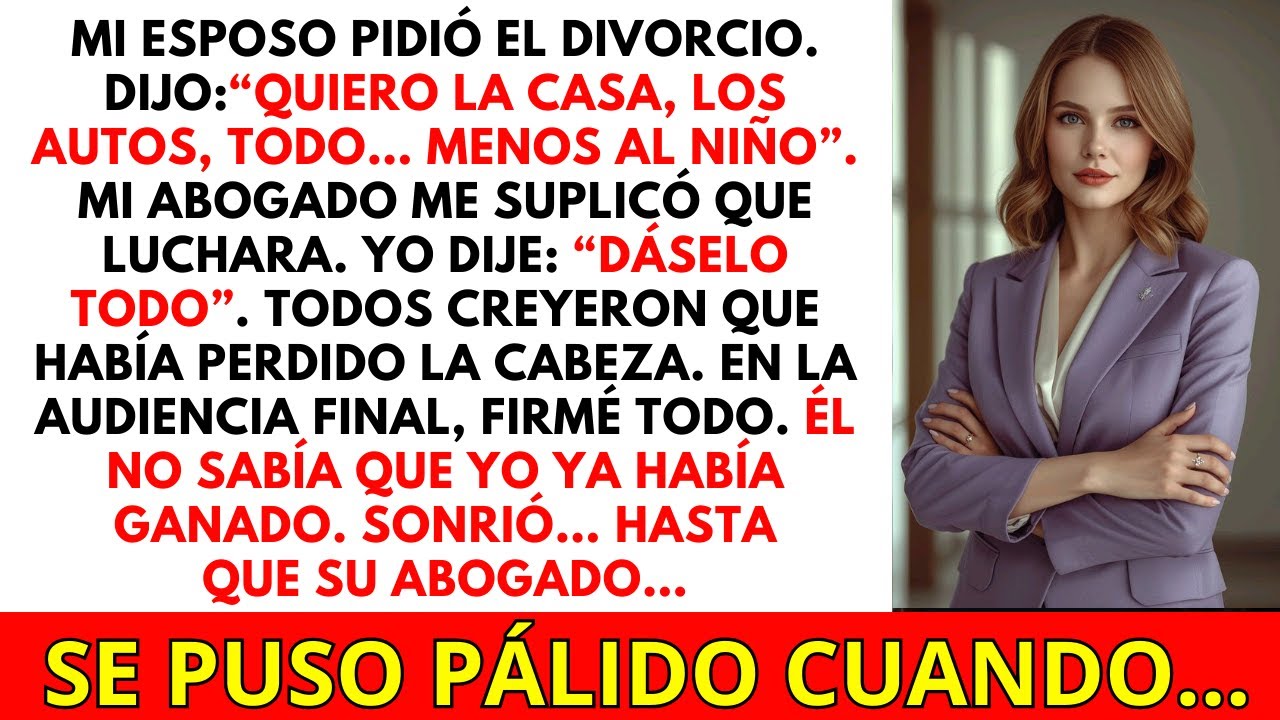 Mi marido se quedó con TODO en el divorcio… sin saber lo que realmente estaba tomando