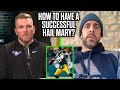 Pat McAfee And Aaron Rodgers Talk How To Have A Successful Hail Mary
