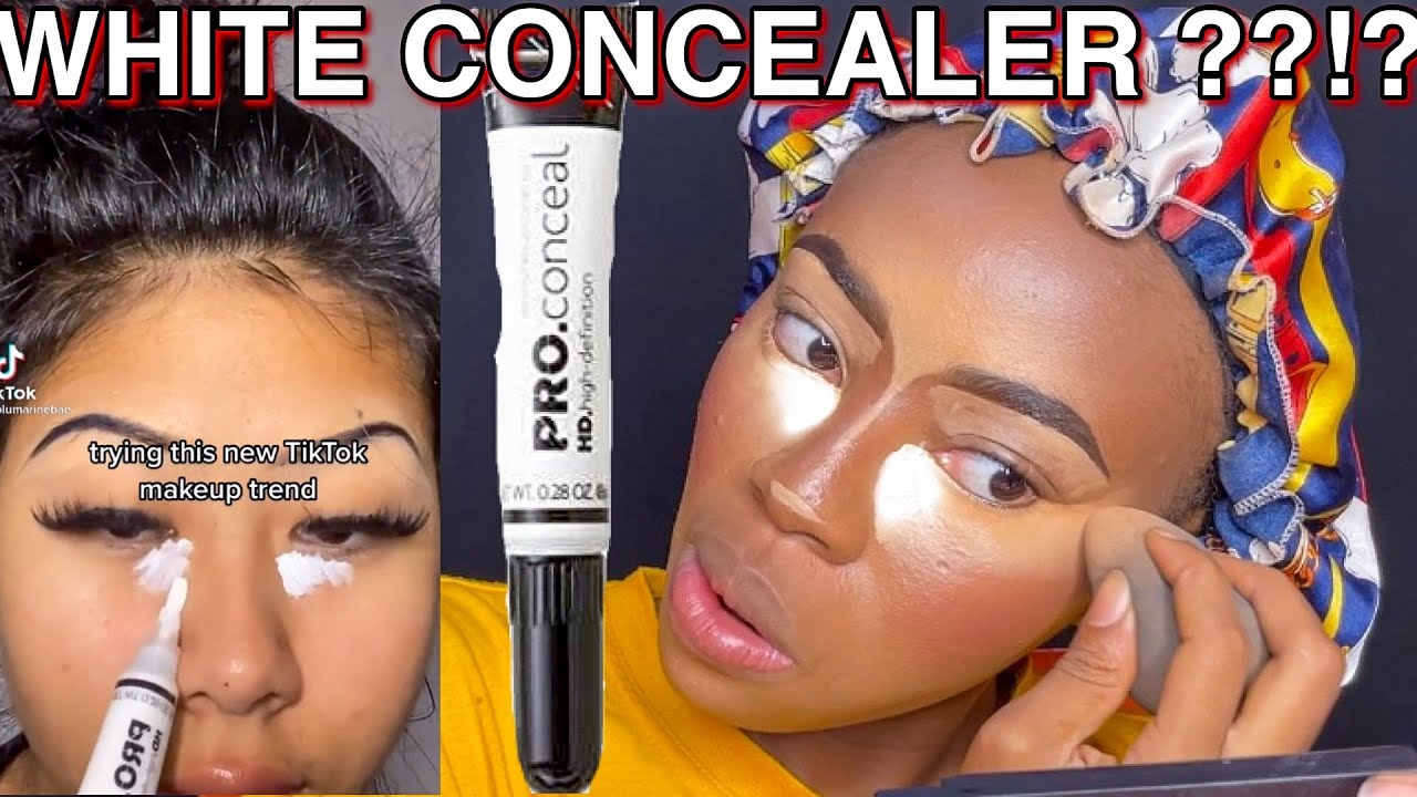 Let's do the White concealer hack the right way on black skin